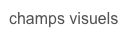 champs visuels